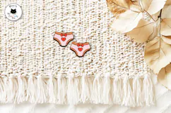 Funny Valentine Gag Earrings | Feminine Jewelry Laser Cut Product Image 2