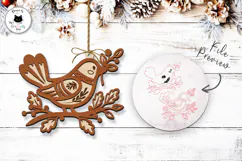 Scandinavian Folk Ornaments | Layered Christmas Decor SVG Product Image 4
