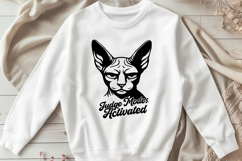 Sassy Sphynx Cat SVG Bundle | Funny Hairless Cat Clipart PNG Product Image 10
