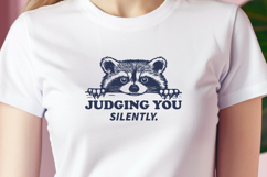 Funny Raccoon SVG PNG Bundle Sarcastic Raccoon Quotes Design Product Image 9