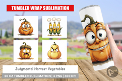 Judgmental Vegetables Tumbler Product Image 1