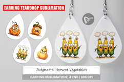 Judgmental Vegetables Earring Product Image 1