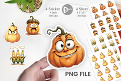 Judgmental Vegetables Sticker Product Image 1