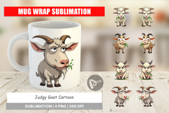Mug Wrap Judgy Goat Product Image 1