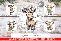 Wind Spinner Judgy Goat Product Image 1