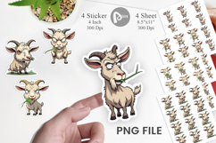 Judgy Goat Sticker Product Image 1