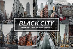 Street photography Black City lightroom presets for desktop Product Image 1