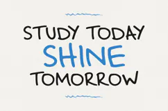 Jugwer Bromn Cute Handwritten Font Product Image 3