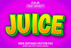 Juice text editable text effect style Product Image 1