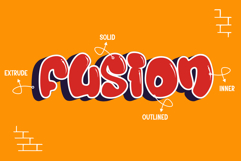 Juicy Snap - Chubby Throw-Up 3d Layered Graffiti Font Product Image 2