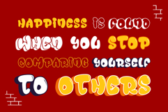 Juicy Snap - Chubby Throw-Up 3d Layered Graffiti Font Product Image 3