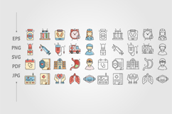 set of Medical various icons of medical Product Image 1