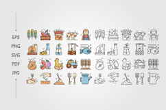 set of Agriculture displays icon design Product Image 1