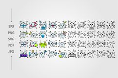 collection of dental icon characters Product Image 1