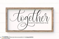 Together Is Our Favorite Place To Be SVG Product Image 1