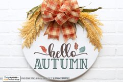 Hello Autumn - Fall SVG Product Image 1