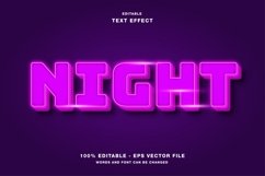 Night Neon - Editable Text Effect Product Image 1