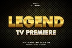 Legend Tv Premiere Editable Text Effect Product Image 1