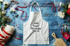 4th of July Mockup, July 4th Cookout Apron Photograph 2 Product Image 2