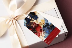 Abstract July 4th Gift Tags &amp; Sheet, Printable Crafts s2 Product Image 4