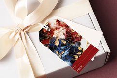 Abstract July 4th Gift Tags &amp; Sheet, Printable Crafts s2 Product Image 5
