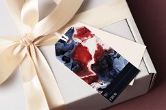 Abstract July 4th Gift Tags &amp; Sheet, Printable Crafts s4 Product Image 2