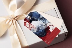 Abstract July 4th Gift Tags &amp; Sheet, Printable Crafts s4 Product Image 3