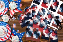Abstract July 4th Gift Tags &amp; Sheet, Printable Crafts s4 Product Image 6