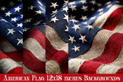 July 4th Backgrounds, 4th of July, American Flag Backgrounds Product Image 1