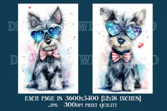 July 4th Backgrounds, 4th of July Scottie Backgrounds, s1 Product Image 2