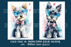 July 4th Backgrounds, 4th of July Scottie Backgrounds, s2 Product Image 2
