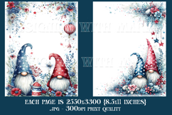 July 4th Junk Journal Pages, Gnome Junk Journal Pages, s10 Product Image 3
