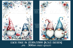 July 4th Junk Journal Pages, Gnome Junk Journal Pages, s8 Product Image 2