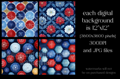 July 4th Patterns, 4th of July Denim Seamless Patterns 5 Product Image 2