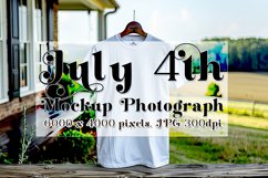 4th of July Mockup, White T Shirt Mockup, Country Farm, 6 Product Image 1