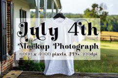 4th of July Mockup, White T Shirt Mockup, Country Farm, 12 Product Image 1