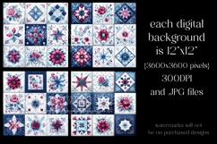 July 4th Patterns, 4th of July Quilt Seamless Patterns, s2 Product Image 2