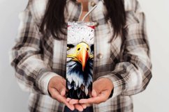 July 4th 20oz Tumbler Design, Watercolor Eagle Tumbler Product Image 3