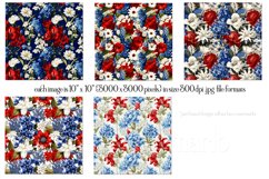 July 4th Wind Spinners, Red White Blue Flowers Wind Spinners Product Image 2