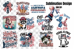 Freedom PNG Bundle Chill The Fourth Out PNG July 4th Png 