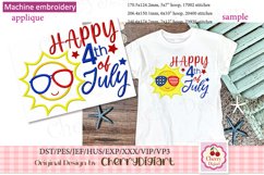 4th of July machine embroidery applique bundle1 Product Image 4