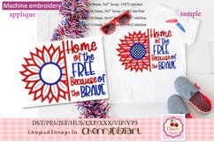 4th of July machine embroidery applique bundle1 Product Image 3