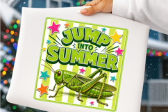 Jump into Summer Grasshopper PNG Product Image 4