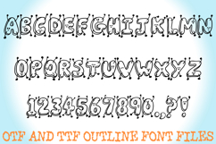 Jumping Letters Cartoon Characters Lettering ABC Font Type Product Image 2