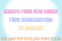 Jumping Letters Cartoon Characters Lettering ABC Font Type Product Image 3