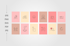 nature house vector logo set illustration Product Image 1