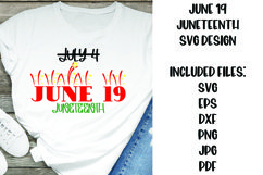 June 19th Juneteenth SVG Design Product Image 1
