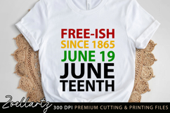 Juneteenth SVG PNG EPS DXF Black Woman Black Lives Matter Product Image 1