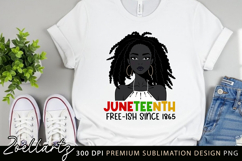 Juneteenth Sublimation PNG Freedom Day Black Girl Magic PNG Product Image 1