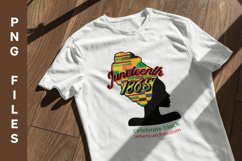 African Woman with Turban for Juneteenth Themed Design Product Image 1